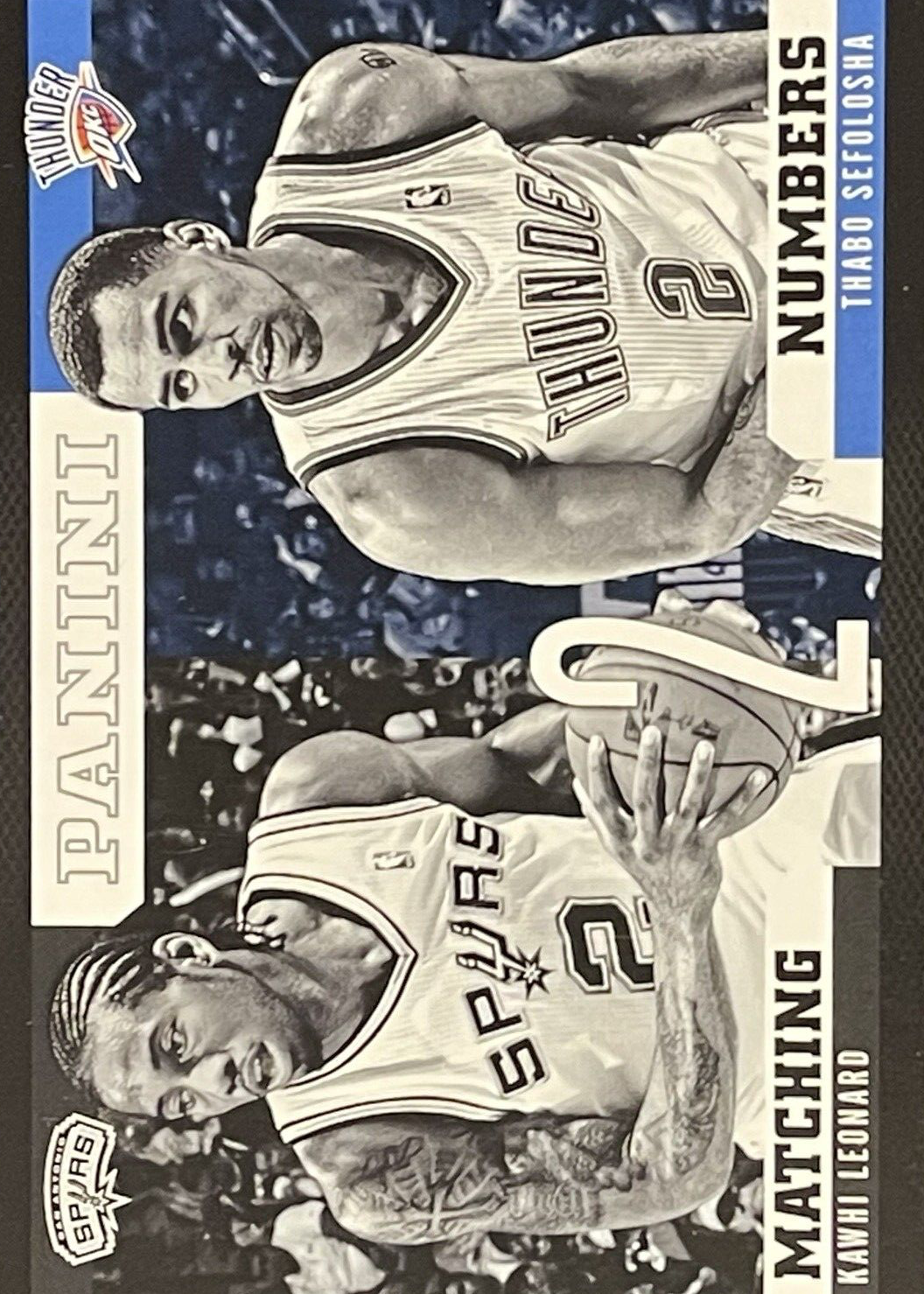 Kawhi Leonard 2012 Panini #11 Matching Numbers (w/T. Sefolosha) Rookie BGS 10 PRISTINE